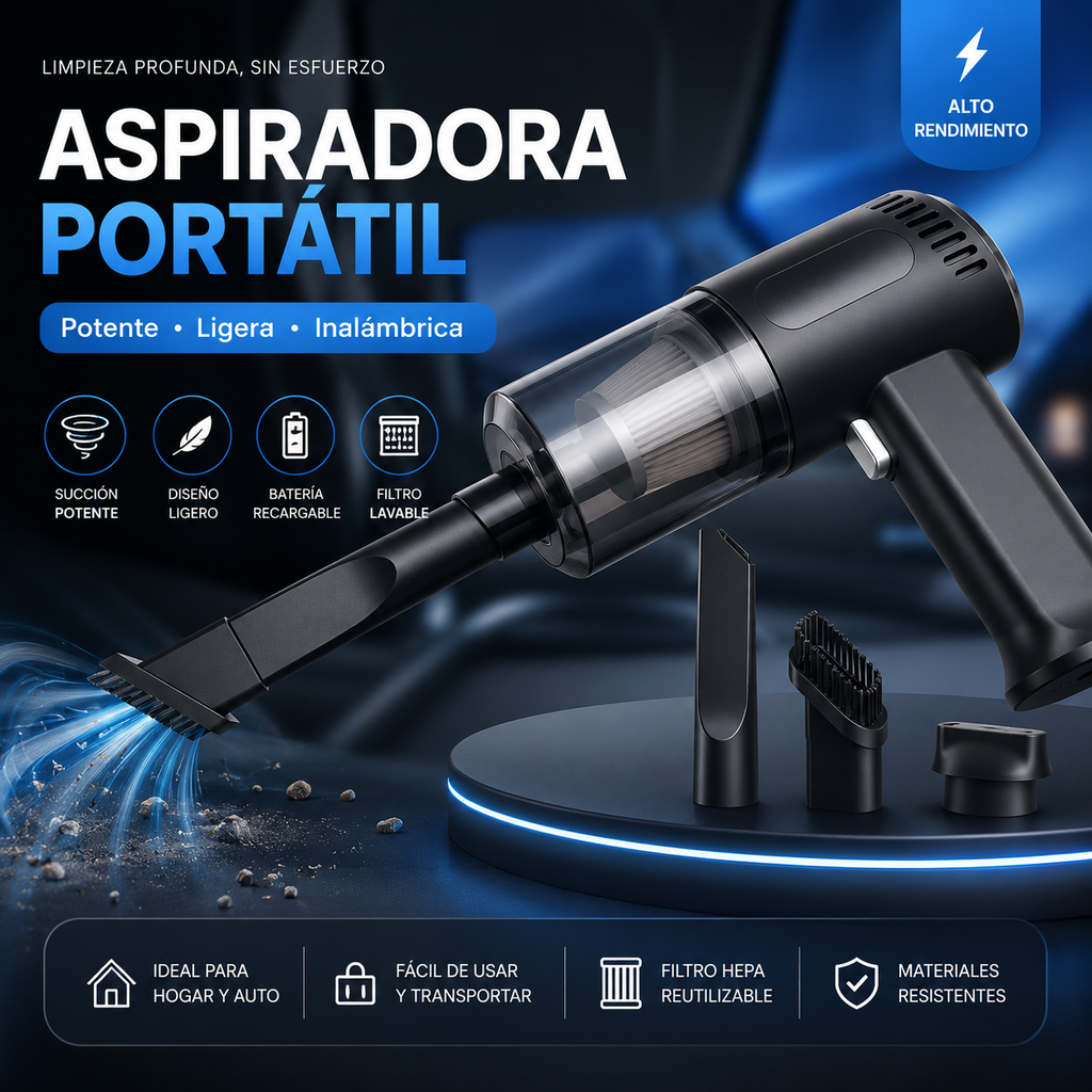 Mini Aspiradora soplador hogar auto